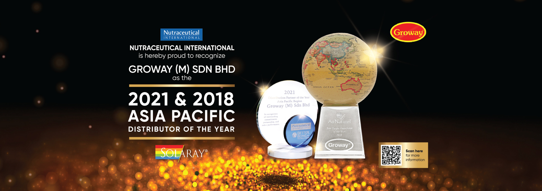 2021 Asia Pacific Distributor of the Year Award + Certificate